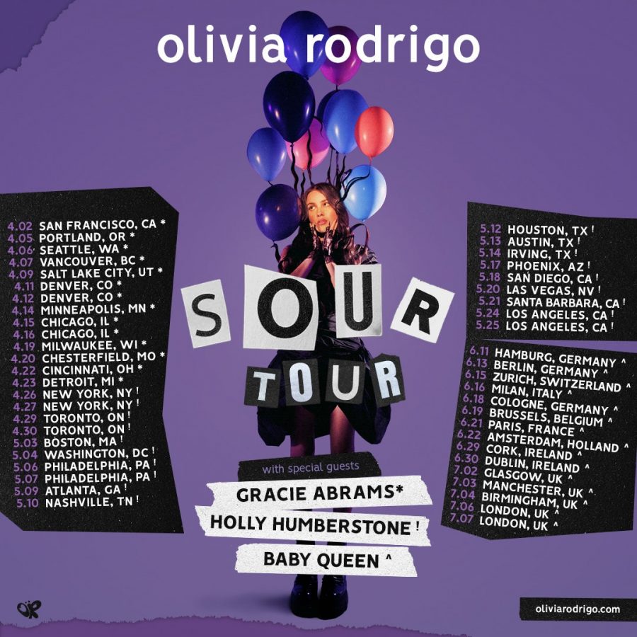 Olivia Rodrigo set to go on tour in 2022