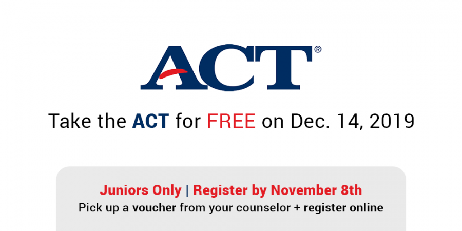ACT offered for free on campus