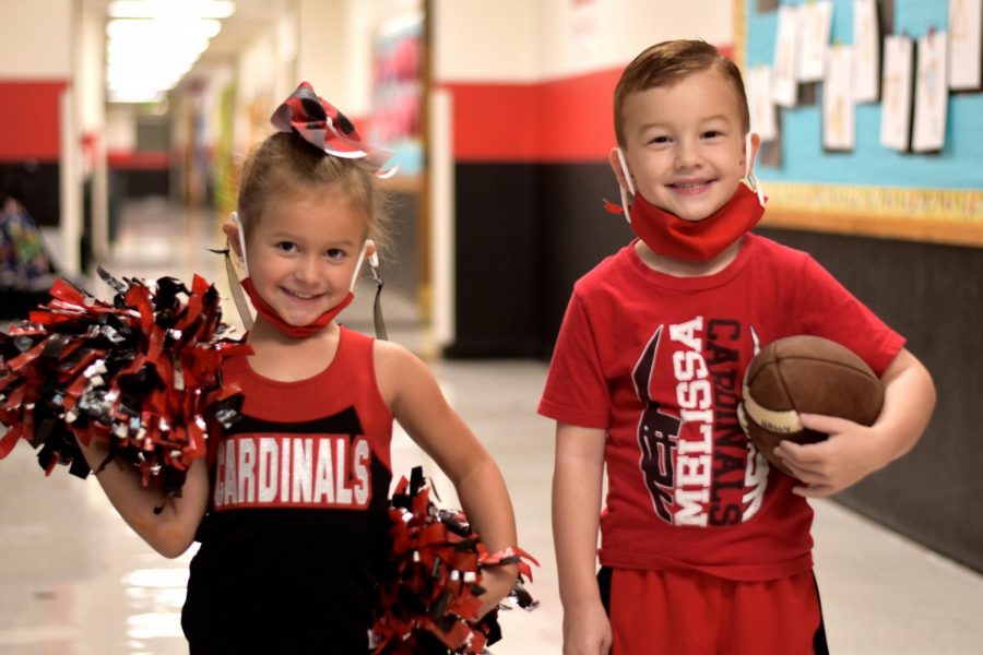 Kindergarteners Josh Brown and Eve Doise are named Homecoming 2020 Prince and Princess.