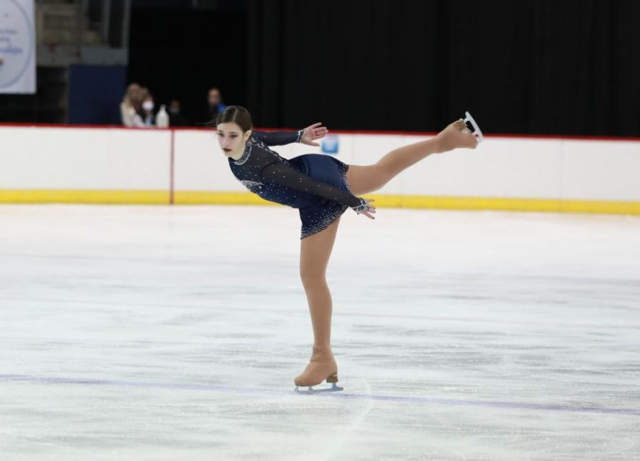 Corin Karman competes at US Figure Skating Regional Competition