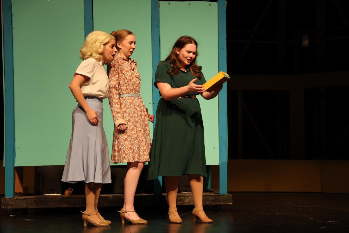 Doralee, Judy and Violet panic when Violet reveals that she may have accidentally poisoned their boss Mr. Hart. Melissa Theatre performed "9 to 5: The Musical" on Nov. 12 and 14. They will perform the show two more times on Nov. 16 at 2 and 7 p.m. in the Performance Hall of the Melissa Arts Center.