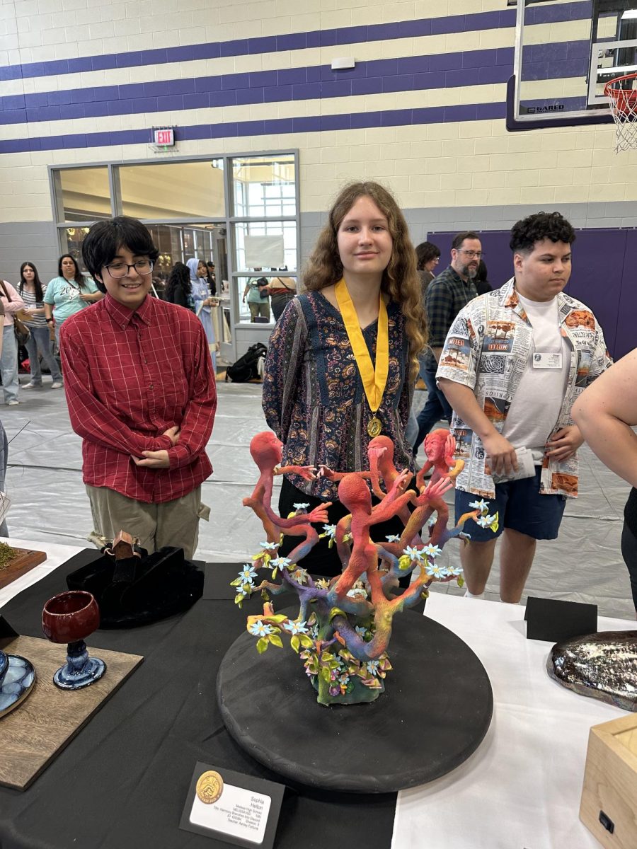 Sophia Helton wins Gold Seal for state qualifying artwork